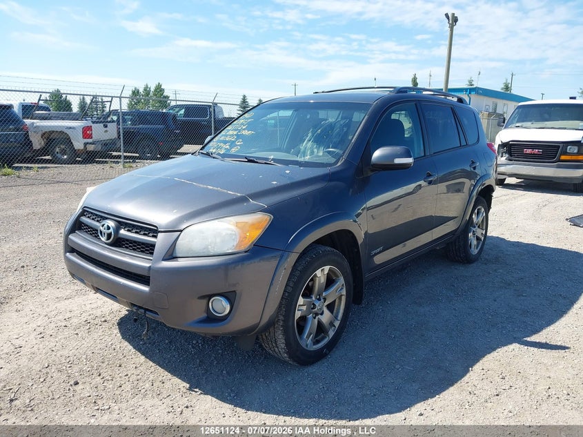 2012 Toyota RAV 4, Rear, IAAI, VIN 2T3RF4DV8CW203642 — photo 2