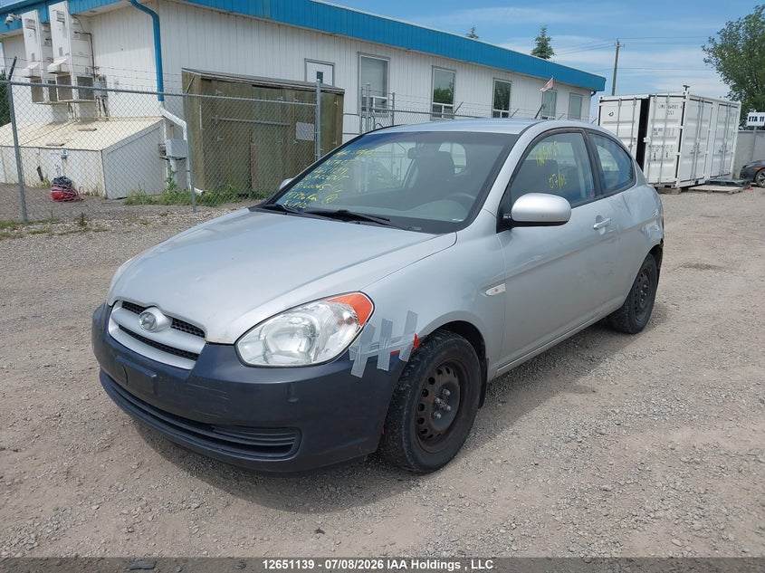 2010 Hyundai Accent, Front, IAAI, VIN KMHCN3BC1AU160045 — photo 2