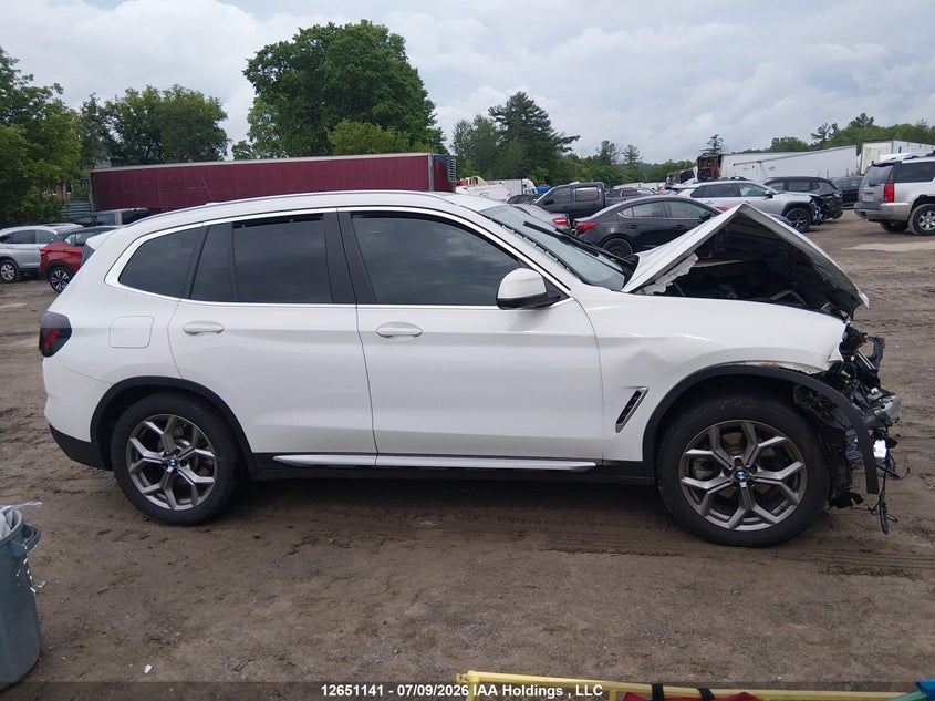 2022 BMW X3 VIN: 5UX53DP02N9L86786 Lot: 12651141