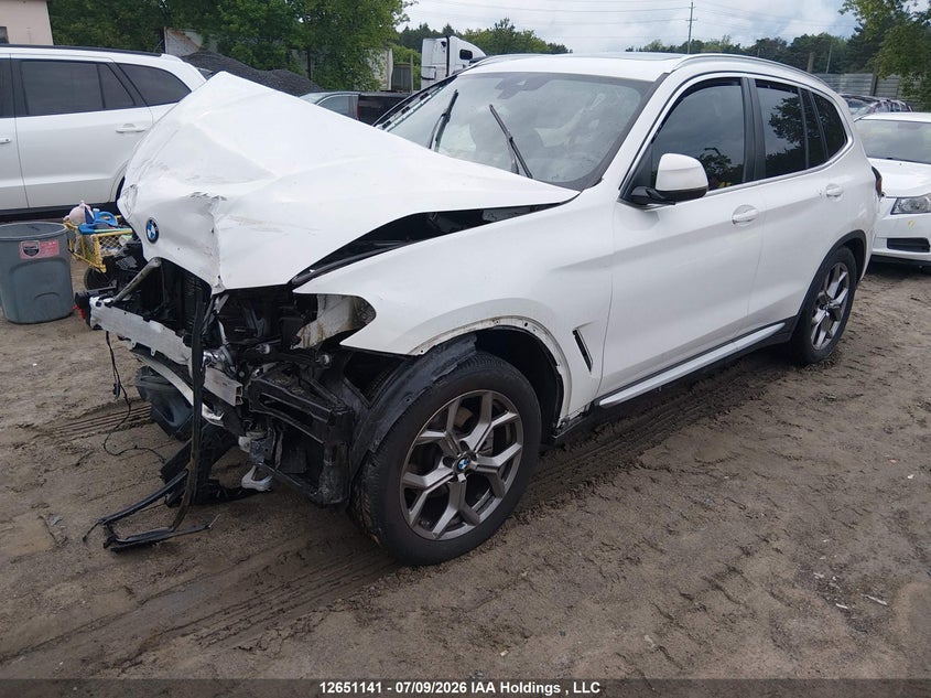 2022 BMW X3 VIN: 5UX53DP02N9L86786 Lot: 12651141