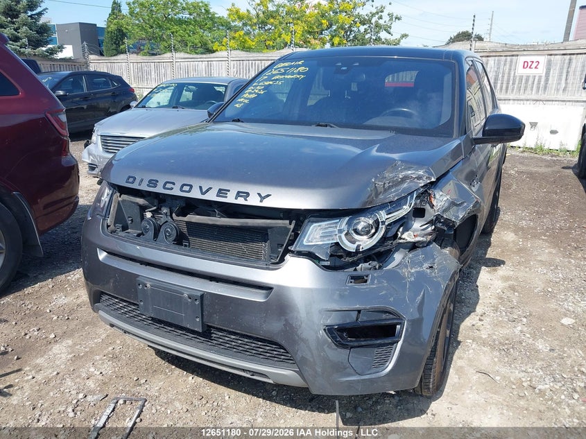 2017 Land Rover Discovery Sport, Удар спереди, IAAI, VIN SALCT2BG3HH650635 — фото 2