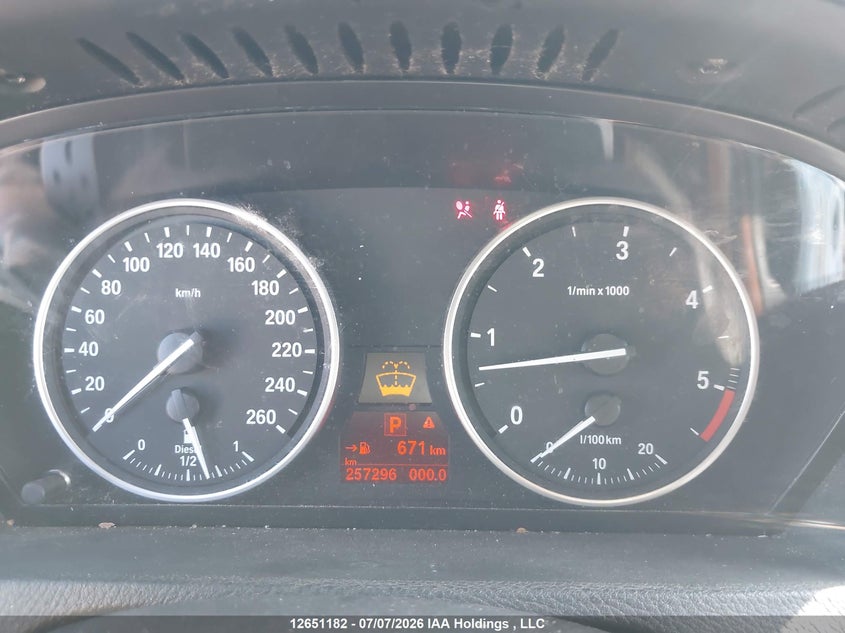 2009 BMW X5 SPORT UTILITY VEHICLE 3.0L I-6 DI, DOHC, VVT, TURBO, 265HP
