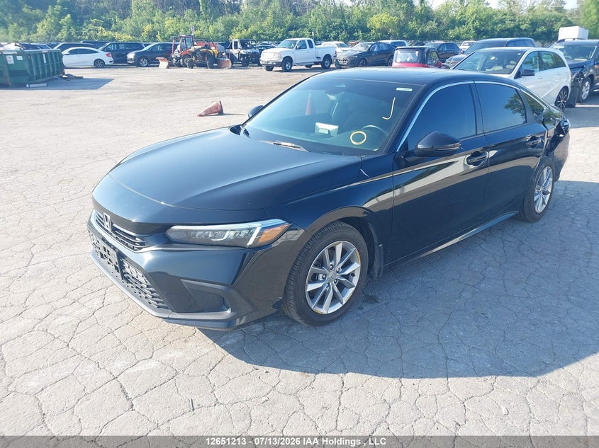 2024 Honda Civic, Rear, IAAI, VIN 2HGFE2F32RH109787 — photo 2
