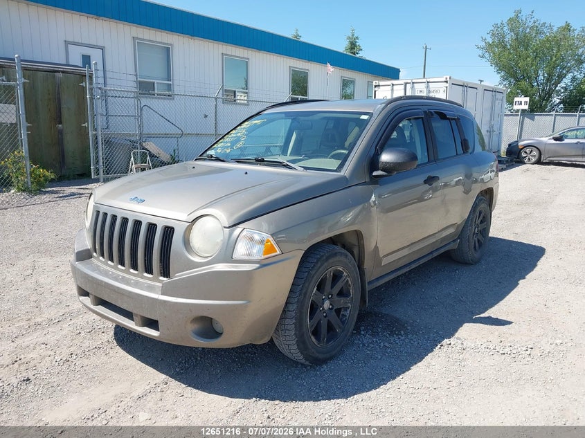 2007 Jeep Compass, Front, IAAI, VIN 1J8FF47W67D178551 — photo 2