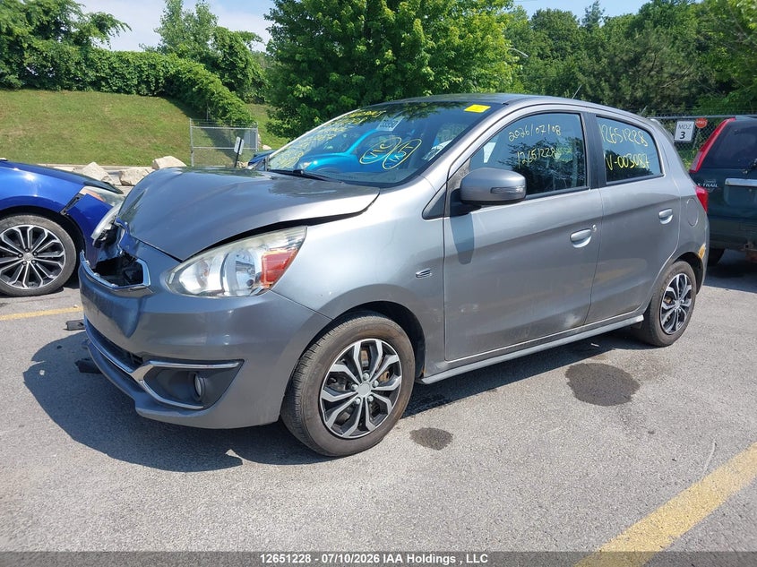 2017 Mitsubishi Mirage, Удар спереду, IAAI, VIN ML32A4HJ4HH003087 — фото 2