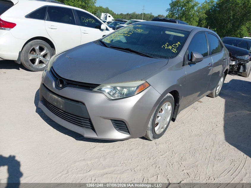 2014 Toyota Corolla, Удар сзади, IAAI, VIN 2T1BURHE6EC121162 — фото 2