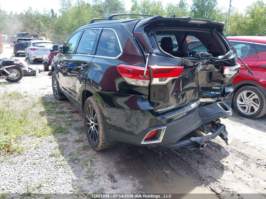 Vin: 5tdjzrfh2hs519703, lot: 3052944, toyota highlander 20173
