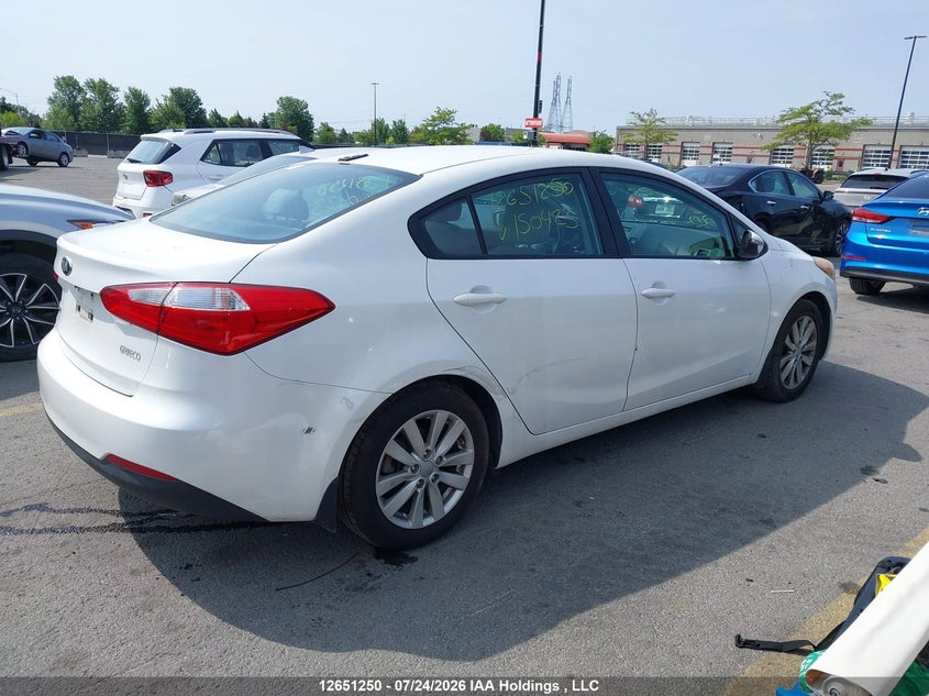 Vin: knafx4a69e5150423, lot: 3052945, kia forte lx 20144