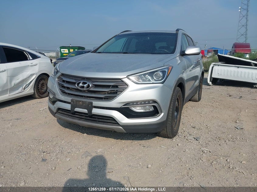 2018 Hyundai Santa Fe Sport, Rear, IAAI, VIN 5XYZT3LB1JG521902 — photo 2