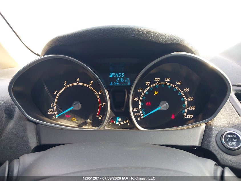 2014 Ford Fiesta VIN: 3FADP4FJ1EM237692 Lot: 12651267