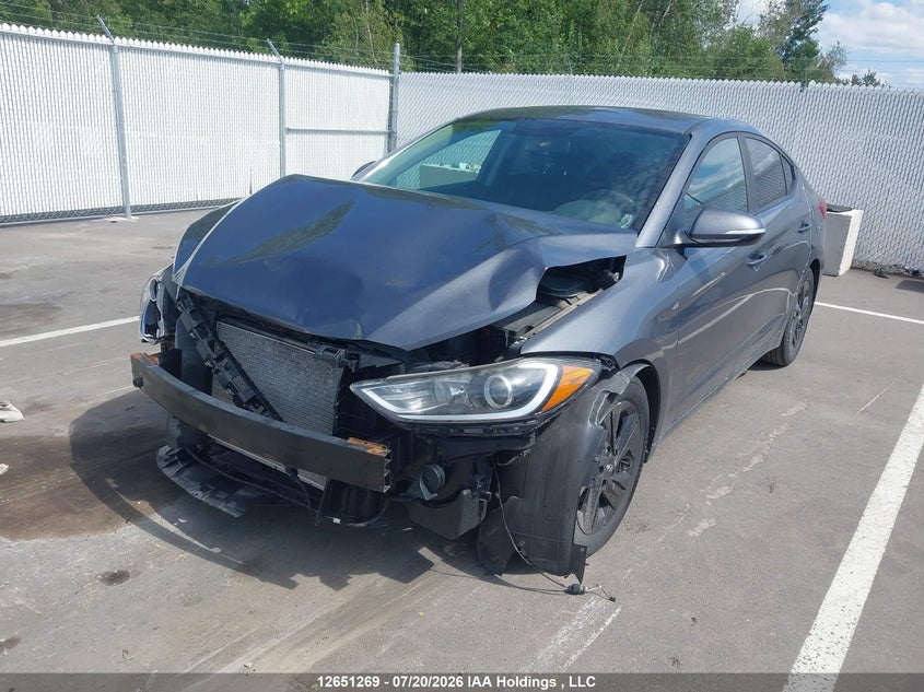 Vin: kmhd84lf9ju637170, lot: 3052964, hyundai elantra 20182