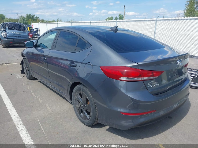 Vin: kmhd84lf9ju637170, lot: 3052964, hyundai elantra 20183