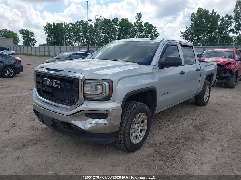 2016 GMC Sierra, Удар спереди, IAAI, VIN 3GTU2LEC2GG365320 — фото 2