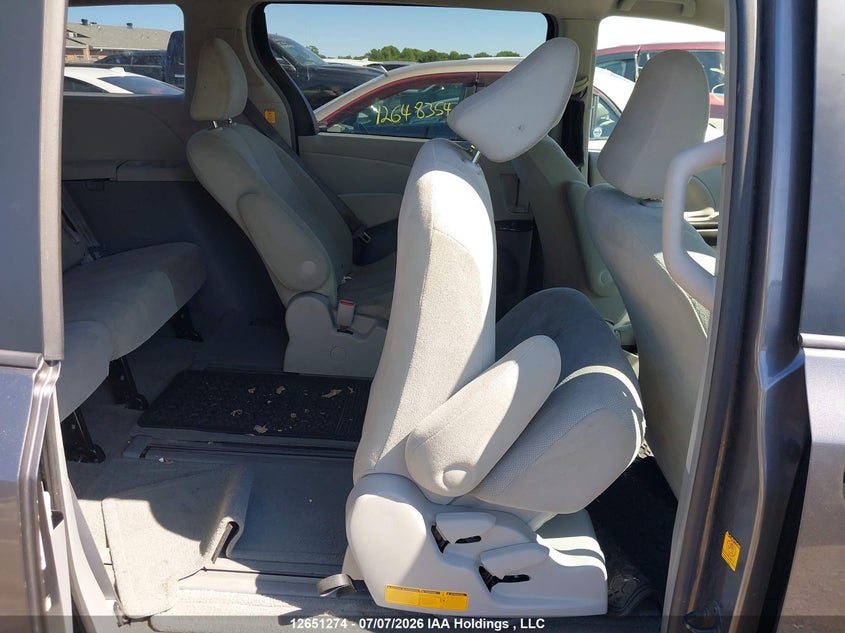 2012 TOYOTA SIENNA VAN 3.5L V-6 DOHC, VVT, 266HP