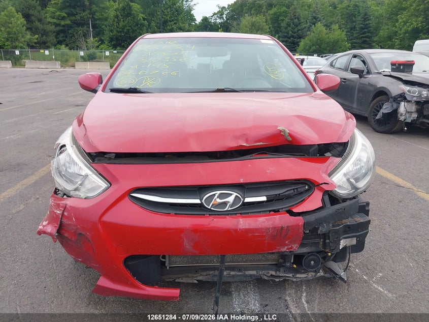 2015 HYUNDAI ACCENT HATCHBACK 1.6L I-4 DI, DOHC, VVT, 138HP