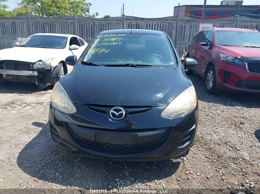 2011 Mazda 2 VIN: JM1DE1HYXB0107711 Lot: 12651315