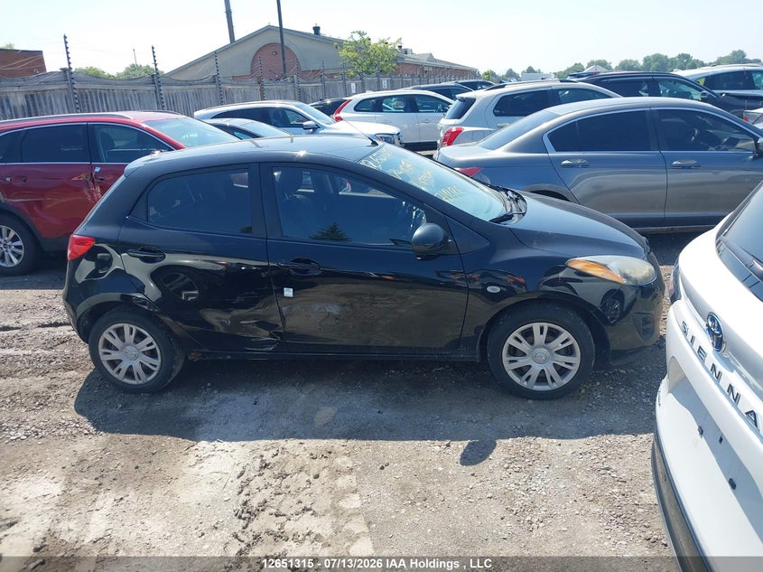 2011 Mazda 2 VIN: JM1DE1HYXB0107711 Lot: 12651315