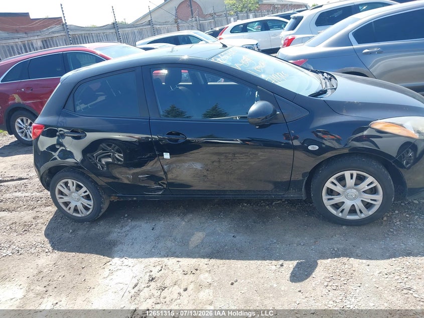 2011 Mazda 2 VIN: JM1DE1HYXB0107711 Lot: 12651315