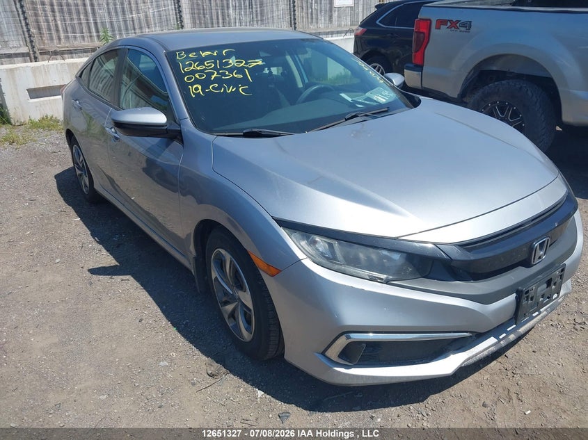 Vin: 2hgfc2f5xkh007361, lot: 3053022, honda civic 2019 img_1