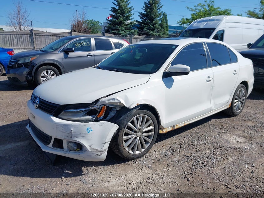 2011 Volkswagen Jetta, Удар спереду, IAAI, VIN 3VWDX7AJ7BM020871 — фото 2