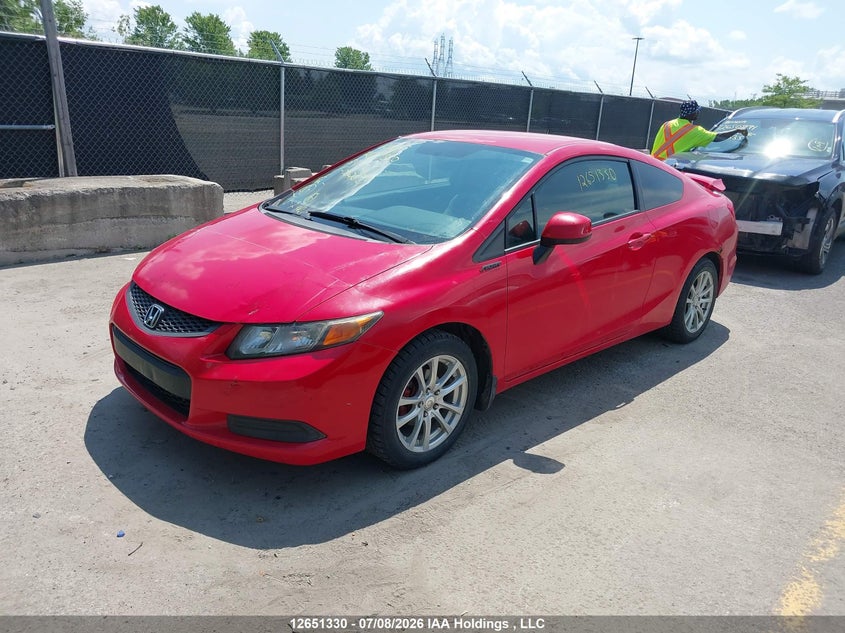 Vin: 2hgfg3a40ch002373, lot: 3053025, honda civic 20122