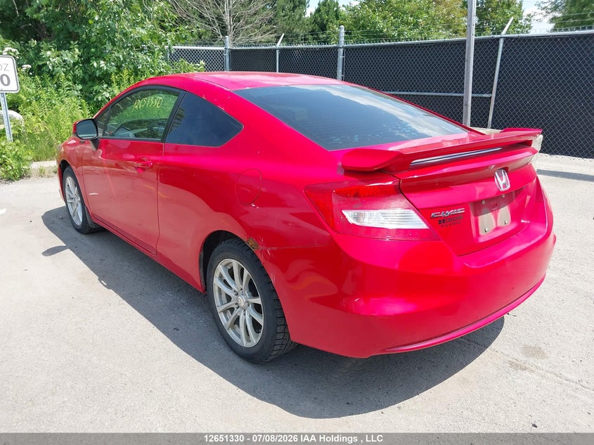 Vin: 2hgfg3a40ch002373, lot: 3053025, honda civic 20123