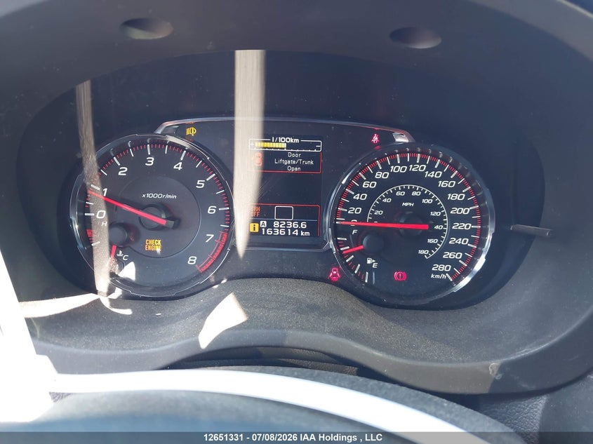 2018 Subaru Wrx VIN: JF1VA1K60J9806207 Lot: 12651331