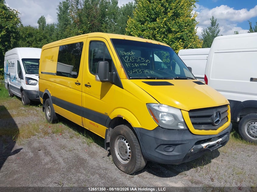 2014 MERCEDES-BENZ SPRINTER VAN 2.1L I4 FI DOHC 16V NF4