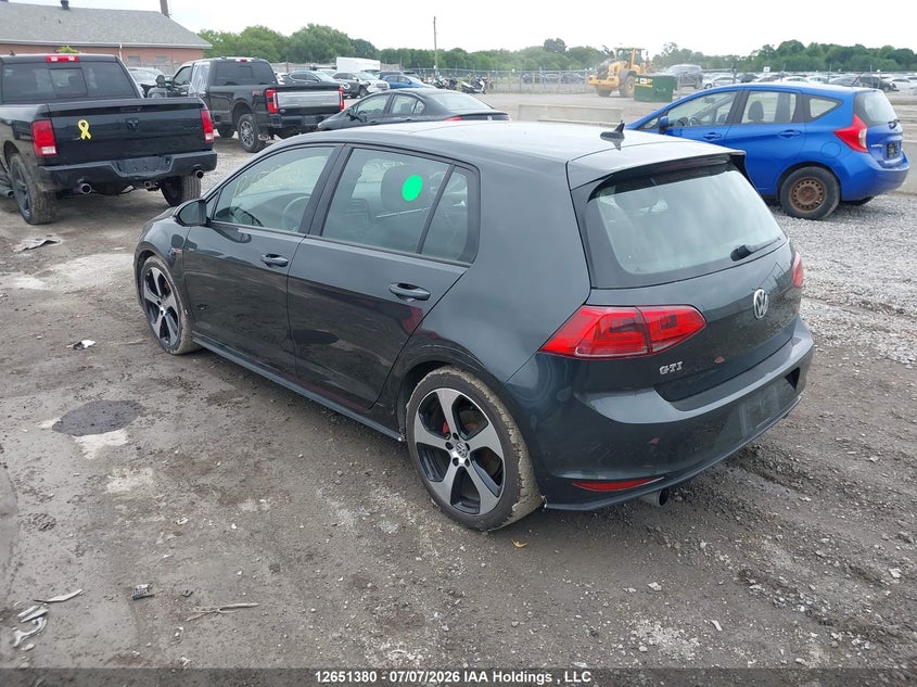 Vin: 3vw4t7au0hm047845, lot: 3053075, volkswagen gti s 20173