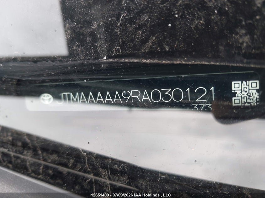 2024 Toyota Bz4X Le VIN: JTMAAAAA9RA030121 Lot: 12651409