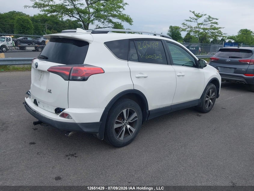 Vin: 2t3bfrev2hw600302, lot: 3053130, toyota rav4 le 20174