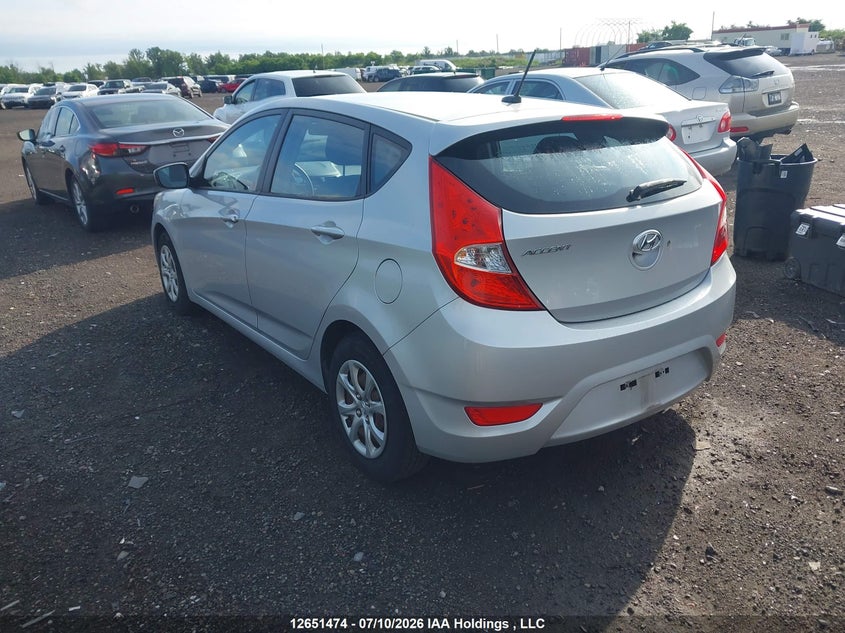 Vin: kmhct5ae7eu174249, lot: 3053179, hyundai accent gl 20143