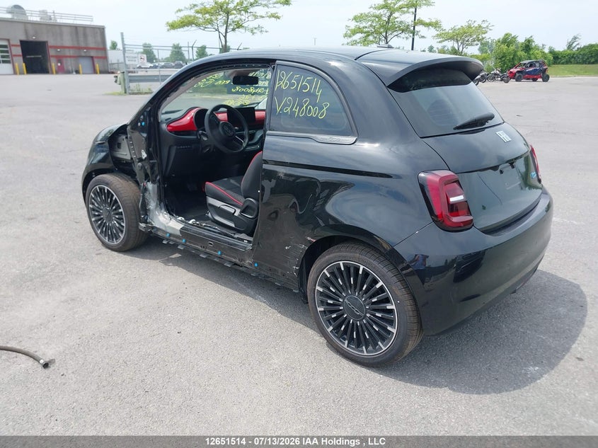 Vin: zfaffaa44sx248008, lot: 3053229, fiat 500 e red 20253