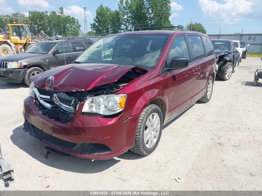 2017 Dodge Caravan, Front, IAAI, VIN 2C4RDGBG8HR741769 — photo 2