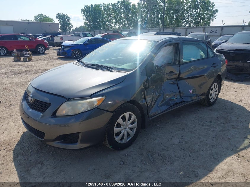 Vin: 2t1bu4ee4ac372280, lot: 3053258, toyota corolla s/le/xle 20102