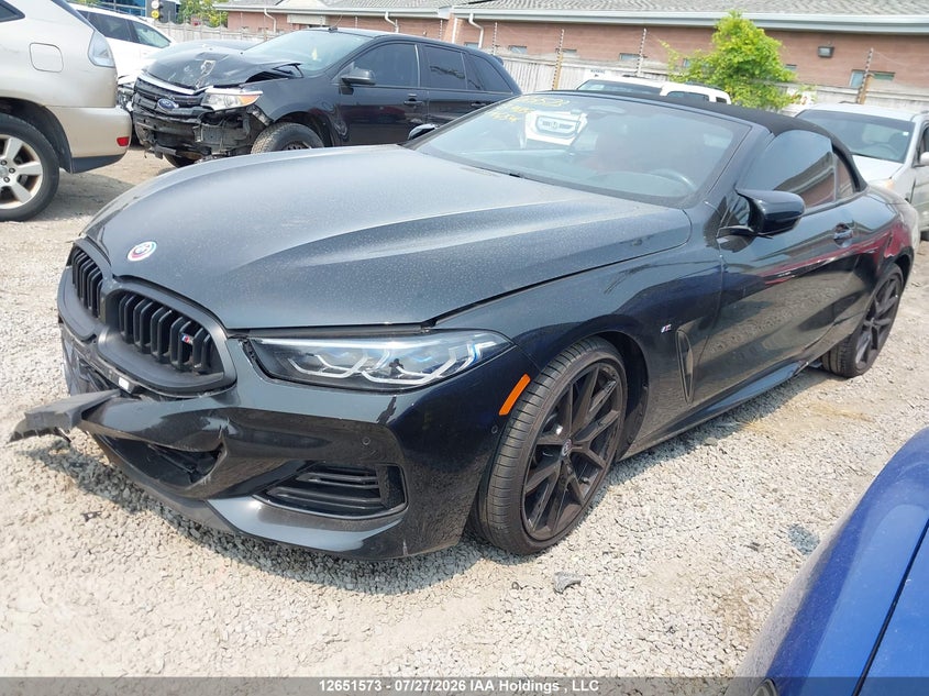 Vin: wbafy4c01pck67546, lot: 3053295, bmw m850xi 20232