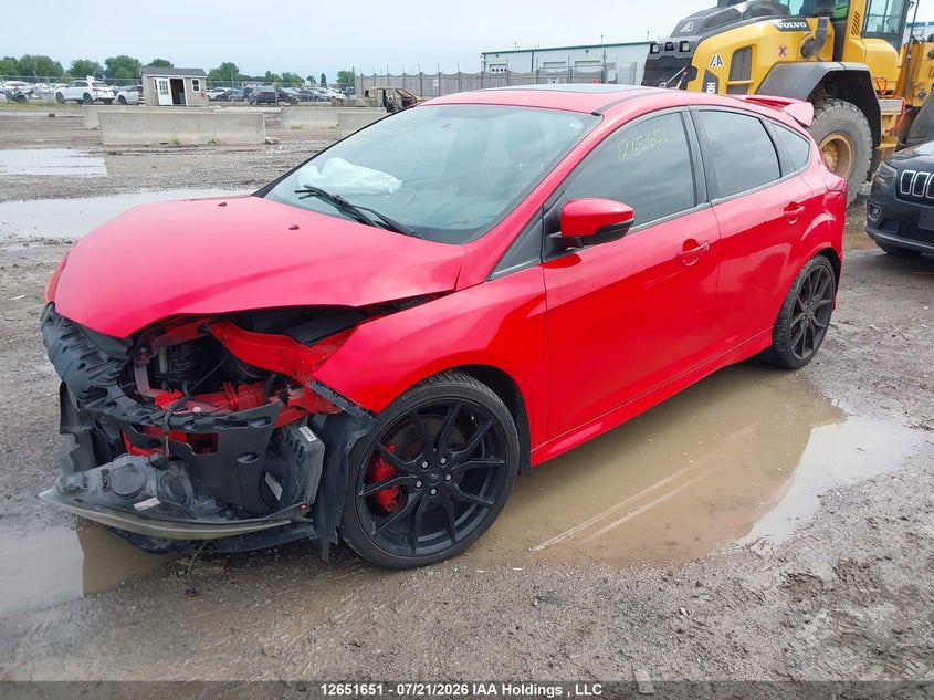 Vin: 1fadp3l9xel289117, lot: 3053373, ford focus st st 20142