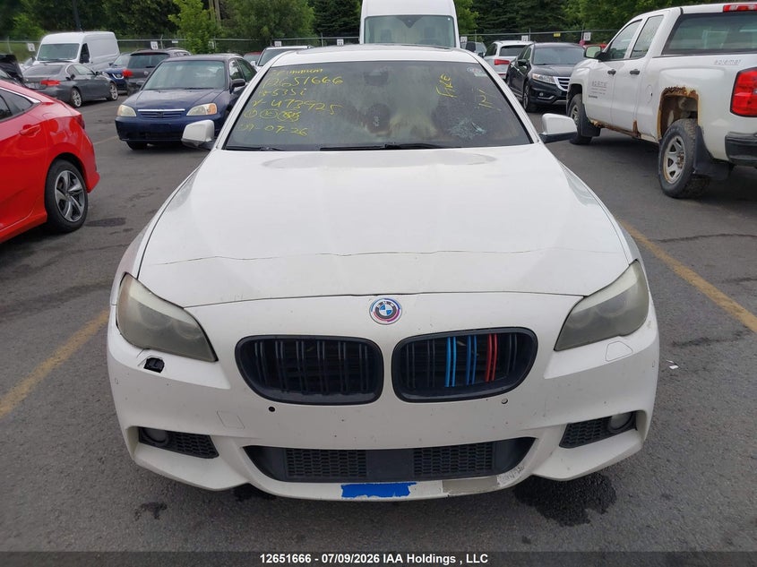 2013 BMW 535I xDrive VIN: WBAFU7C50DDU73925 Lot: 12651666