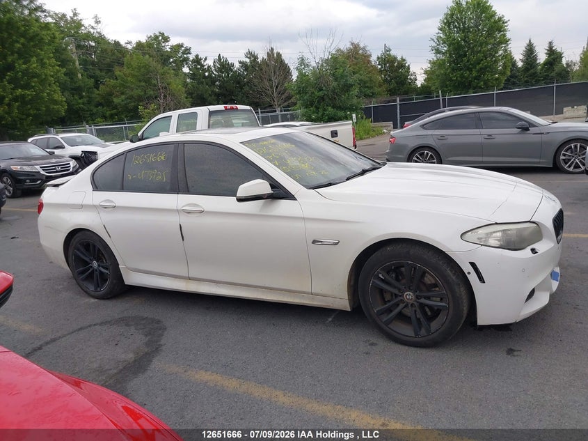 2013 BMW 535I xDrive VIN: WBAFU7C50DDU73925 Lot: 12651666