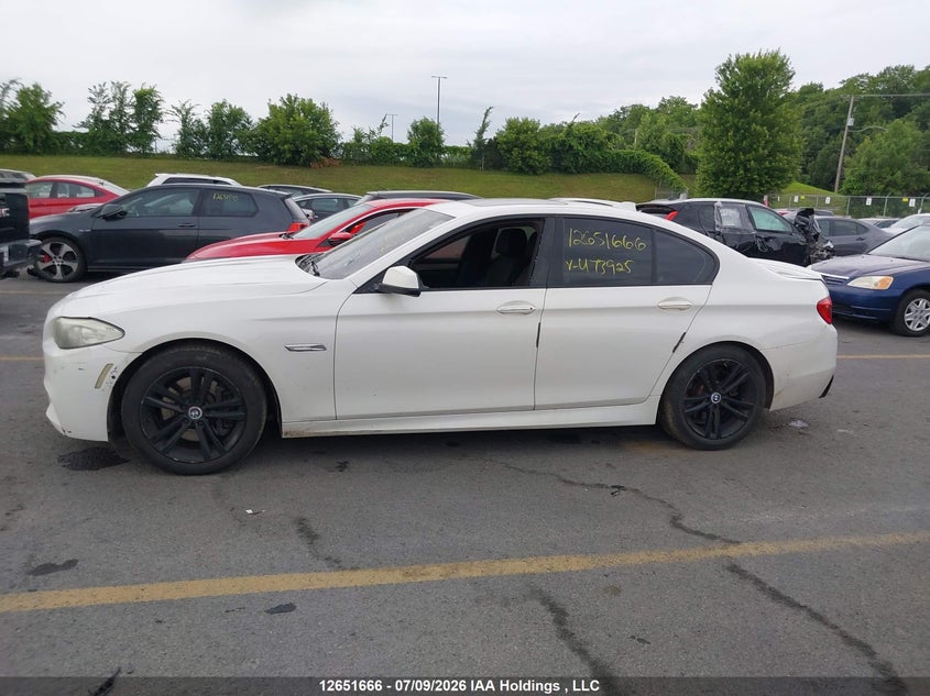 2013 BMW 535I xDrive VIN: WBAFU7C50DDU73925 Lot: 12651666