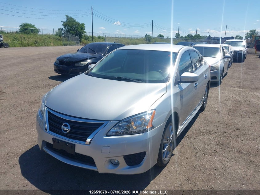 2014 Nissan Sentra, Удар ззаду, IAAI, VIN 3N1AB7AP7EL616469 — фото 2