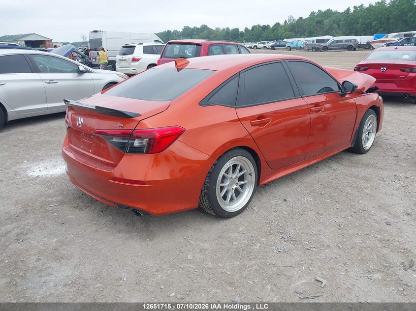 Vin: 2hgfe1e5xph080596, lot: 3053437, honda civic 20234