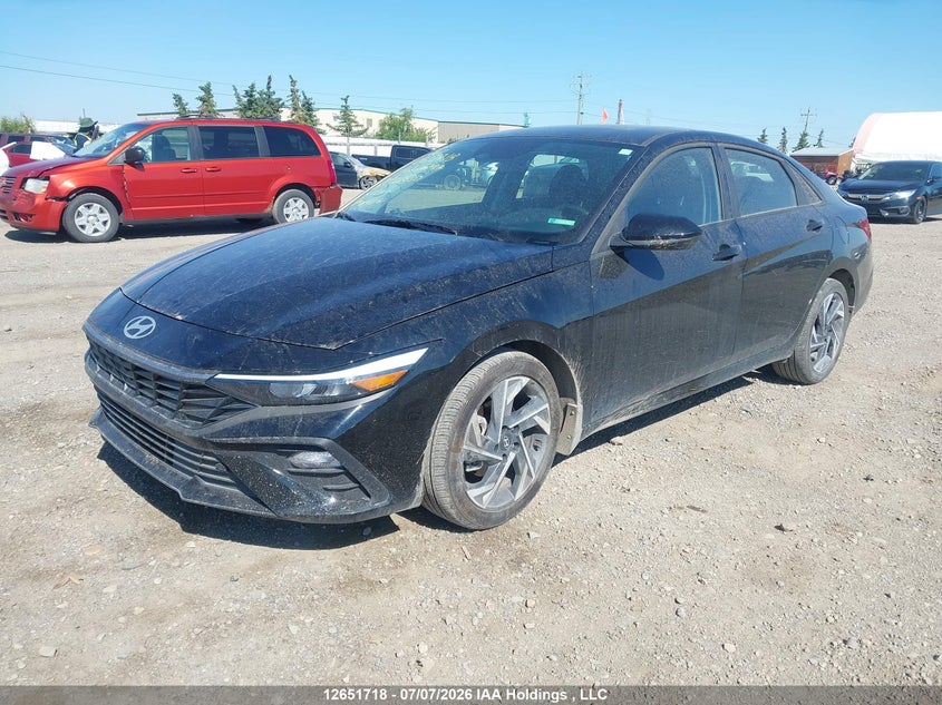 2025 Hyundai Elantra Preferred With Tech Package, Repossession, IAAI, VIN KMHLM4DG2SU921630 — photo 2