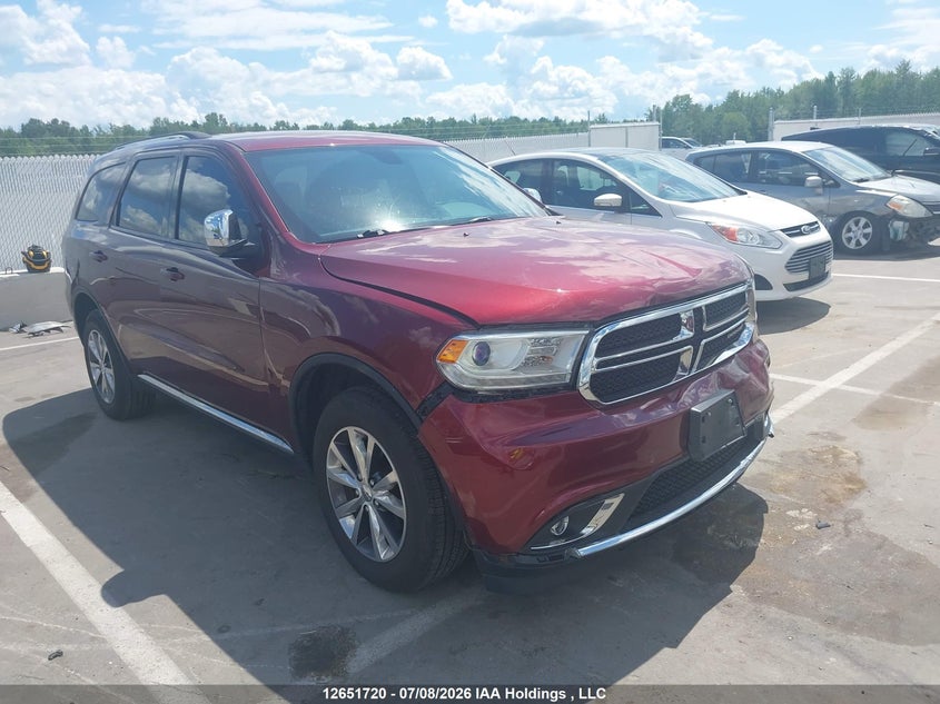 Vin: 1c4rdjdg7gc401904, lot: 3053442, dodge durango limited 2016 img_1