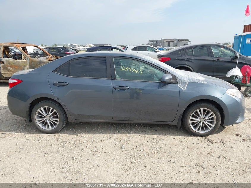 2014 TOYOTA COROLLA SEDAN 1.8L I-4 DOHC, VVT, 132HP