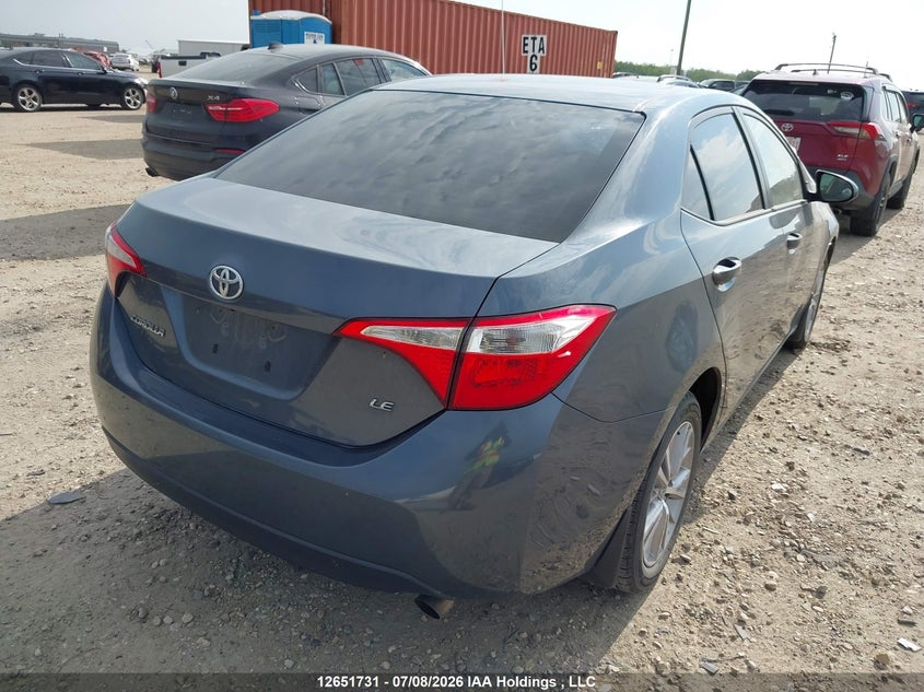 2014 TOYOTA COROLLA SEDAN 1.8L I-4 DOHC, VVT, 132HP