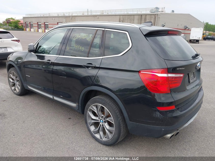 Vin: 5uxwx9c3xh0w74490, lot: 3053461, bmw x3 xdrive28i 20173