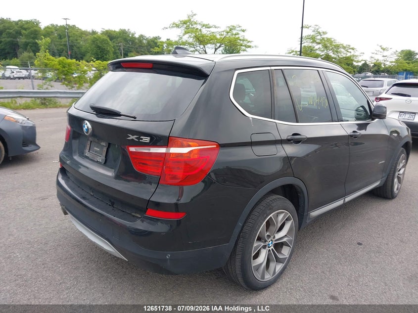 Vin: 5uxwx9c3xh0w74490, lot: 3053461, bmw x3 xdrive28i 20174