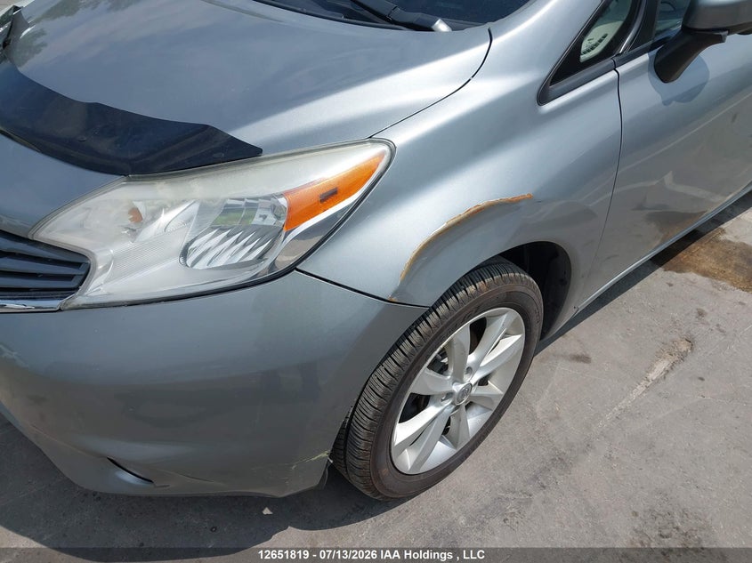 2015 NISSAN VERSA HATCHBACK 1.6L I-4 DOHC, VVT, 109HP