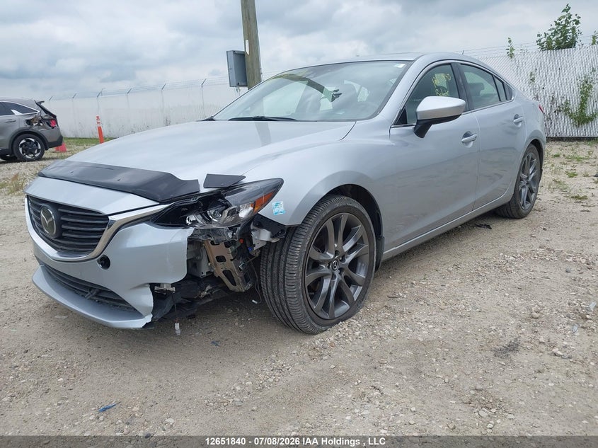 2016 Mazda 6, Front, IAAI, VIN JM1GJ1W51G1401680 — photo 2
